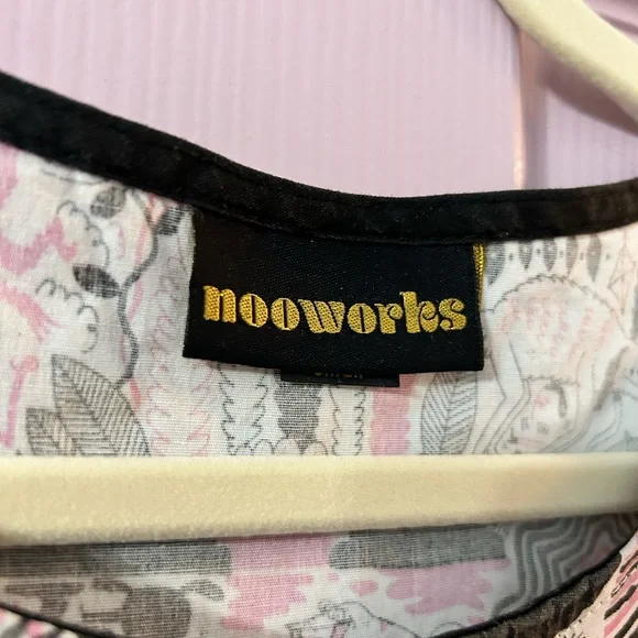 Rare Print EUC Nooworks Big Pocket Dress - Howell - Picture 4 of 5